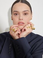 BUBBLE SQUARE EARRINGS