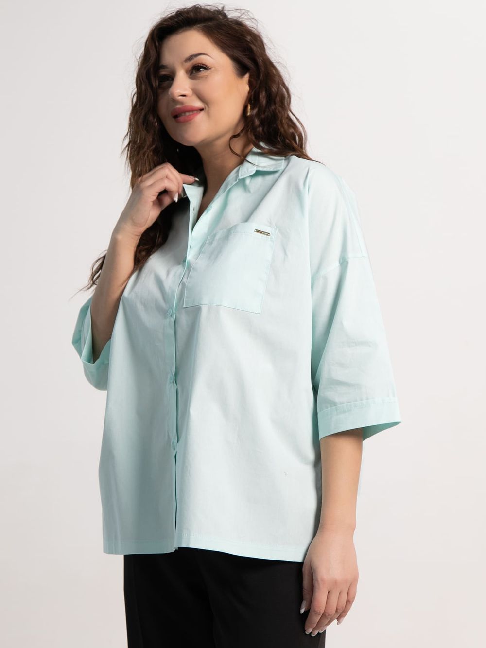 Рубашка Восход (мята) Б15232-24М LT Collection