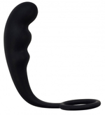 Эрекционное кольцо с анальной пробкой Mountain Range Anal Plug Black (12 см , черный) (Цвет: черный)