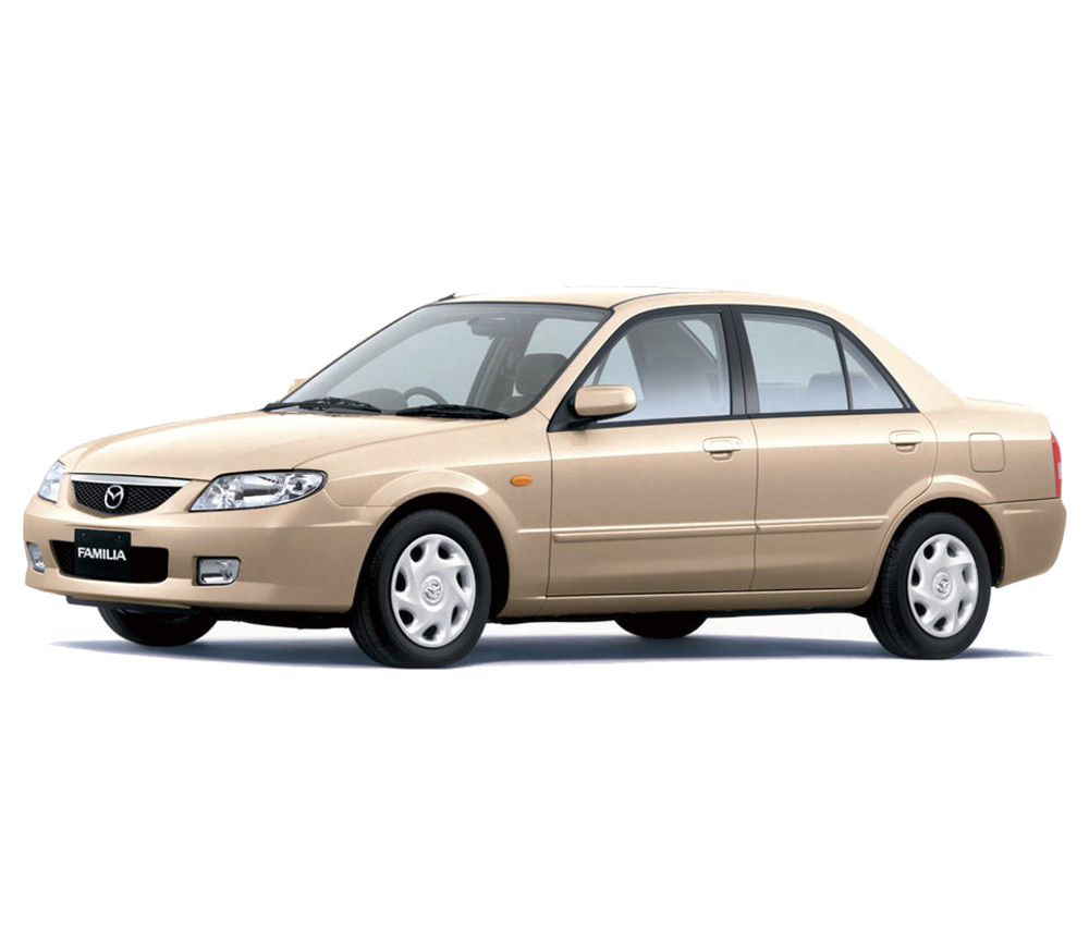 Mazda Familia BJ5W 2WD, седан, правый руль