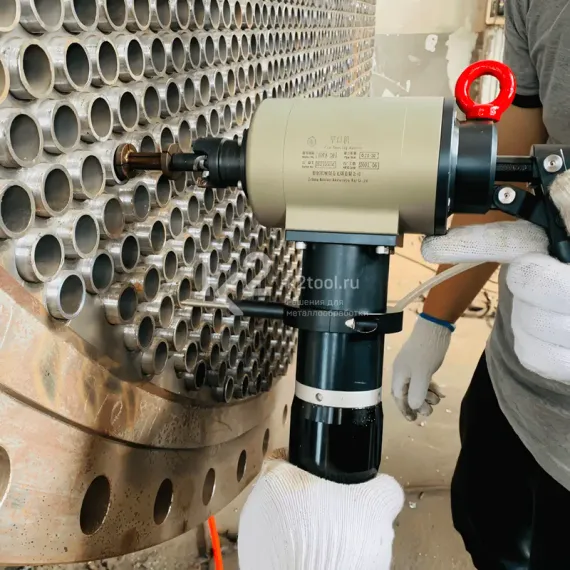 Кромкорез для труб с пневматическим зажимом Nodha ТВР-40