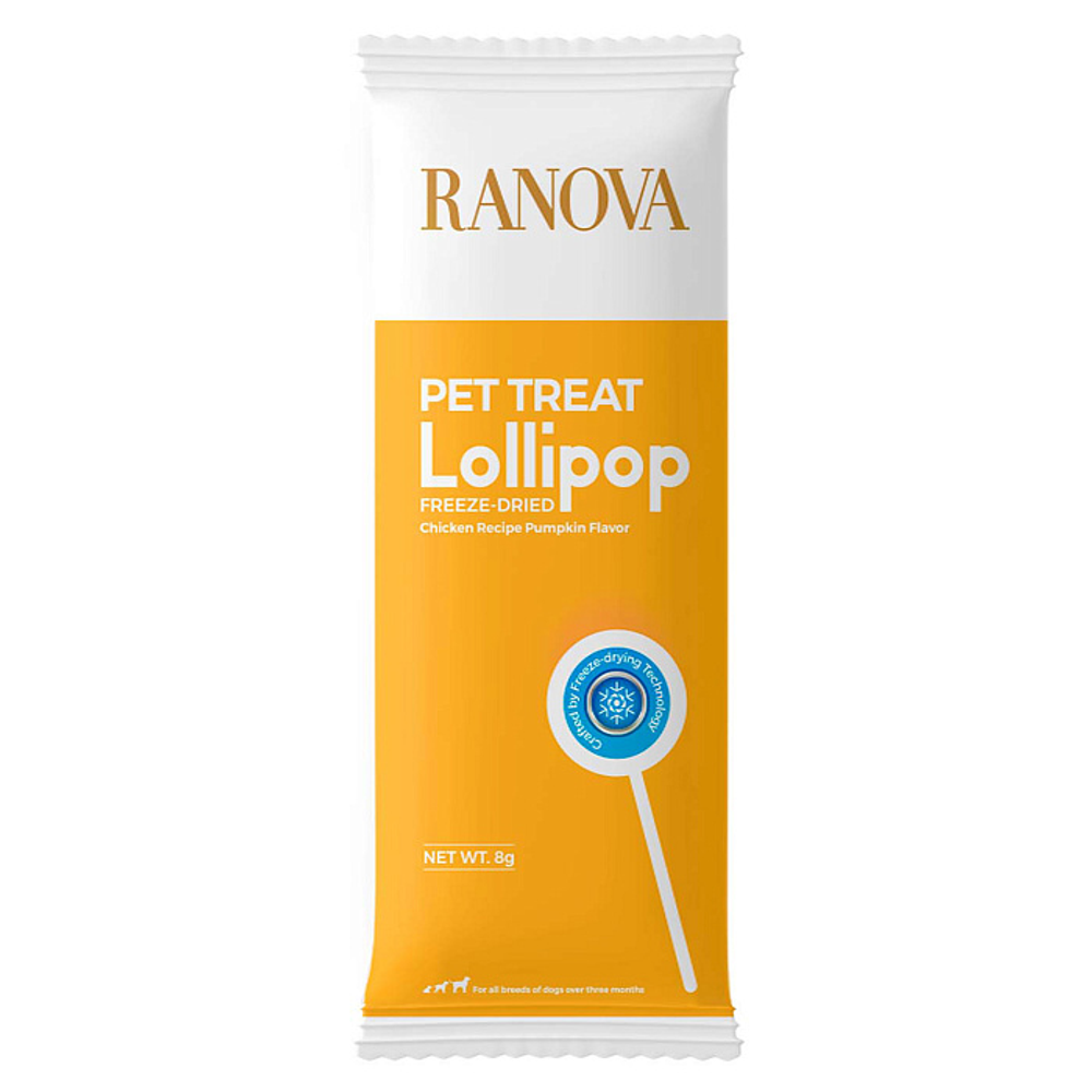 Лакомство Ranova для собак CN сублимированное на палочке с тыквой, 8 г х 6 шт