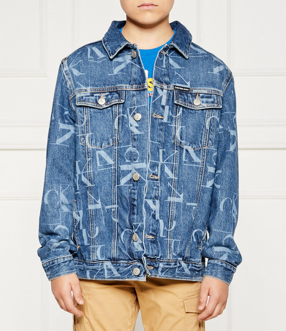 Джинсовая куртка Radiant Calvin Klein Jeans - темно-синий(IB0IB02167)