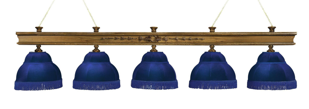 Лампа "Премьер" 5 плафонов - ясень