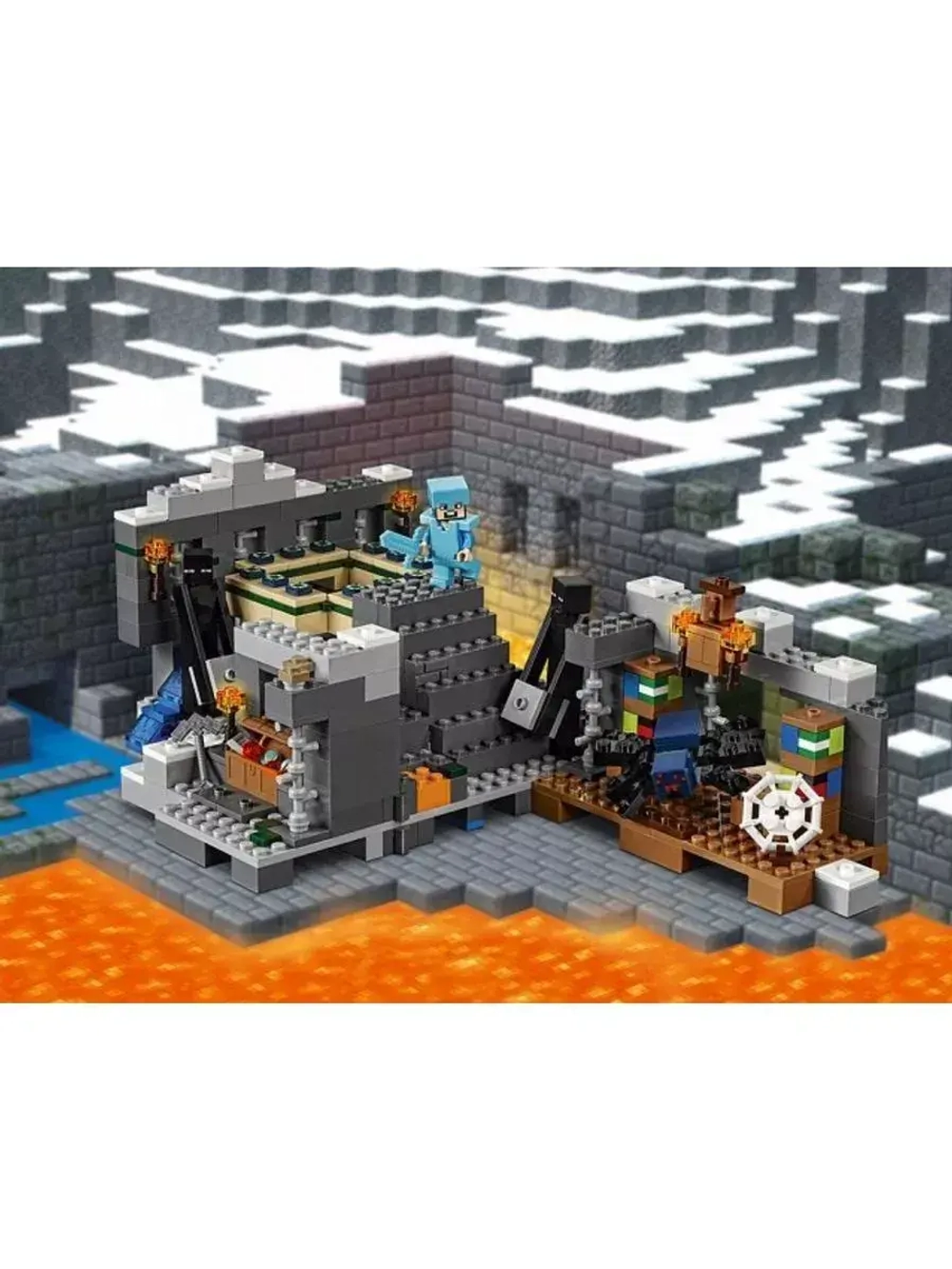 Конструктор Майнкрафт Портал в край 559 деталей 98904