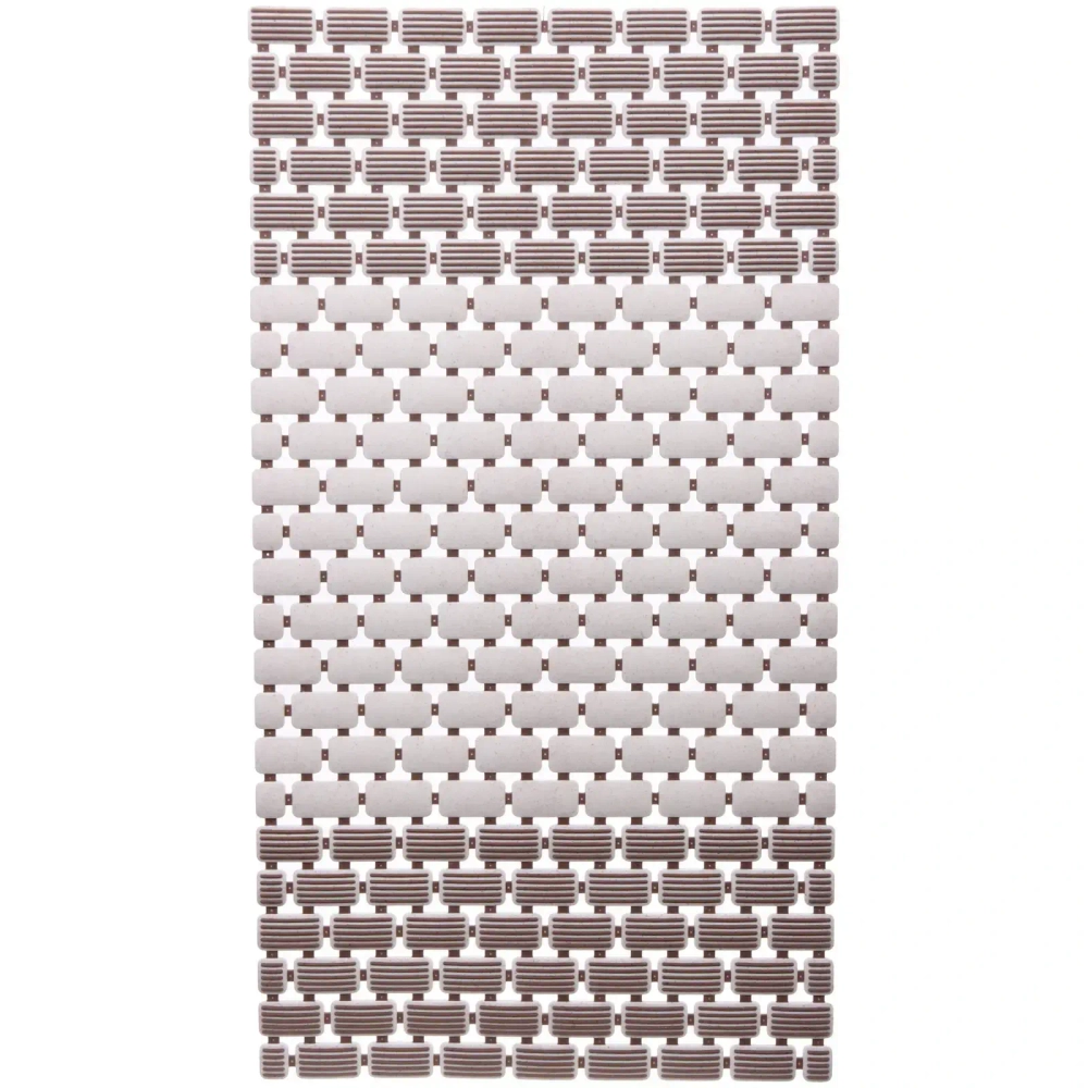 Коврик в ванну Селфи 72х39 Лофт бело-коричневый