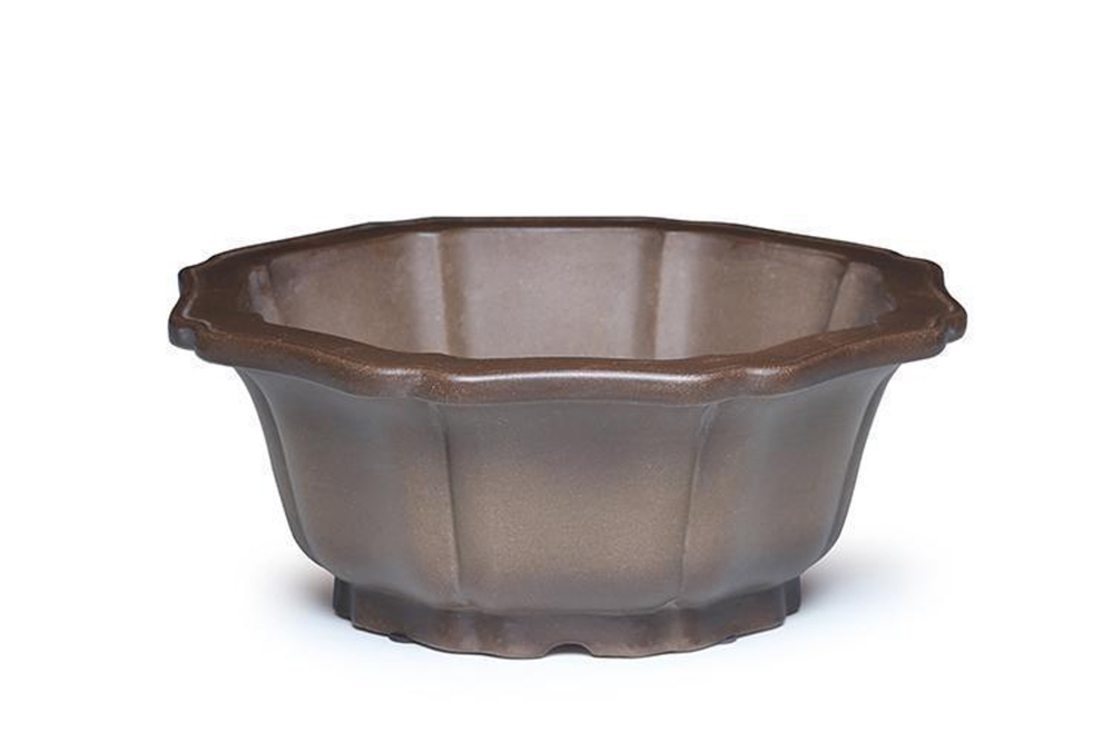 Премиальный неглазурованный горшок для бонсай от Мастера Чжана (исинская керамика) |24.0*23.0*10.5