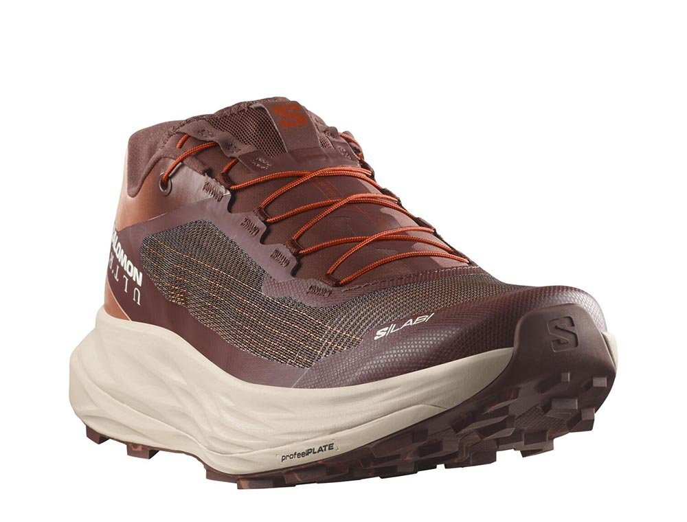 Кроссовки для бега мужские Salomon S/Lab Ultra v2 Бордово-Серые