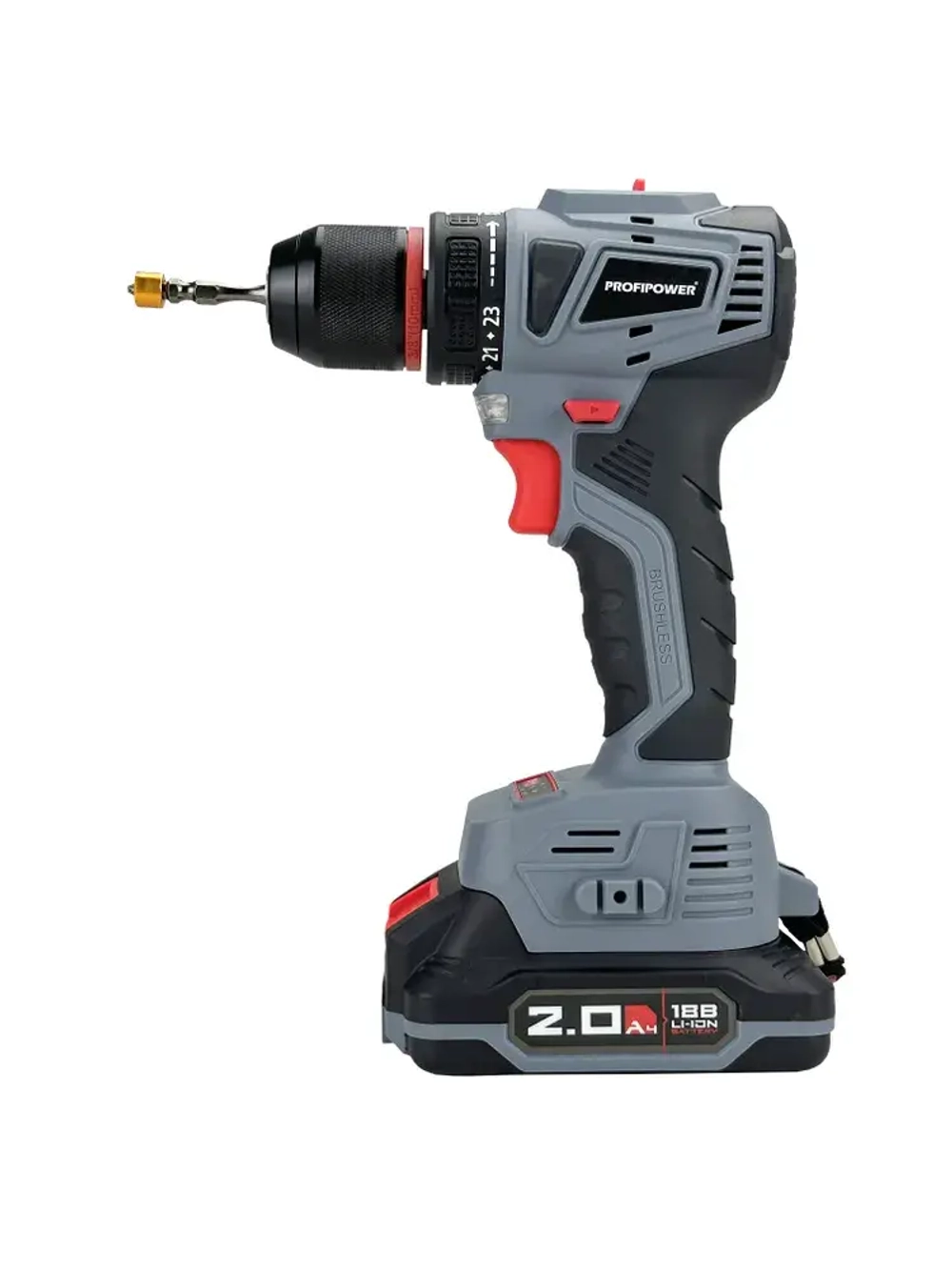 Шуруповерт бесщ. Profipower MKBL-18В t0056