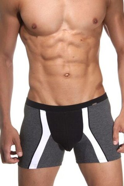 Серо-черные трусы-боксеры Doreanse Supporters Boxer (Размер: M) (Цвет: серый с чёрным)