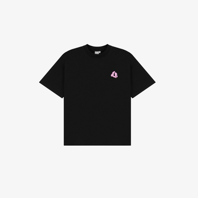 Футболка UNIFORM Heavy Bubble Blur черный/розовый