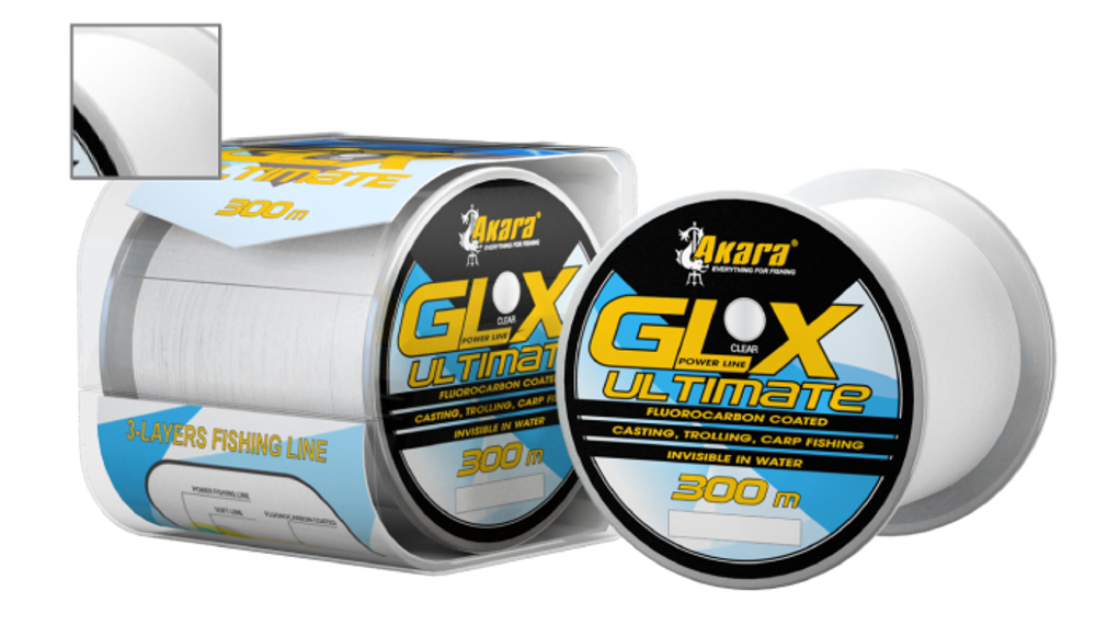 Леска Akara GLX Ultimate Power Line 300 м 0,35