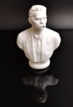 Бюст "Максим Горький", бисквит, Ленинградский фарфоровый завод (ЛФЗ), СССР, 1950-1970 гг.