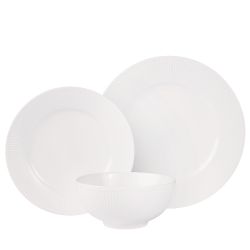 Столовый набор 12пр"Белый шоколад" тарелка d=27см*4, тарелка d=21см*4, салатник v=700мл*4
