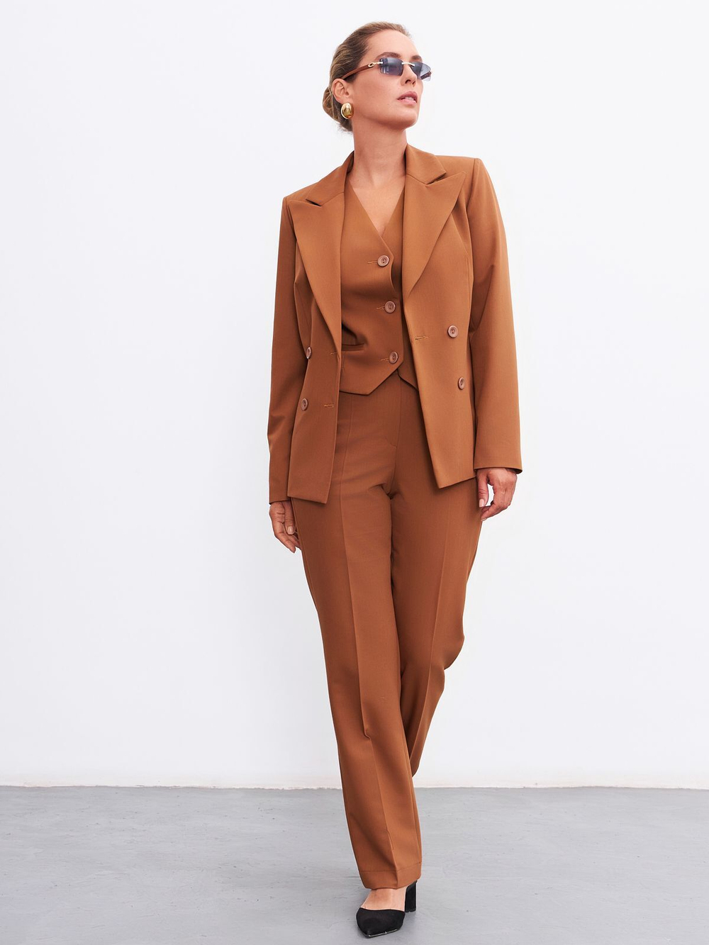 Брюки женские, Модный дом Виктории Тишиной, Тома мятные