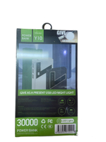 Внешний аккумулятор повербанк 30000 mah Y10