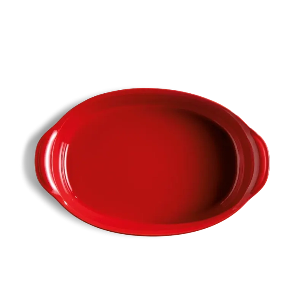 Блюдо для запекания овальное Emile Henry Burgundy, 35 х 22.5 см