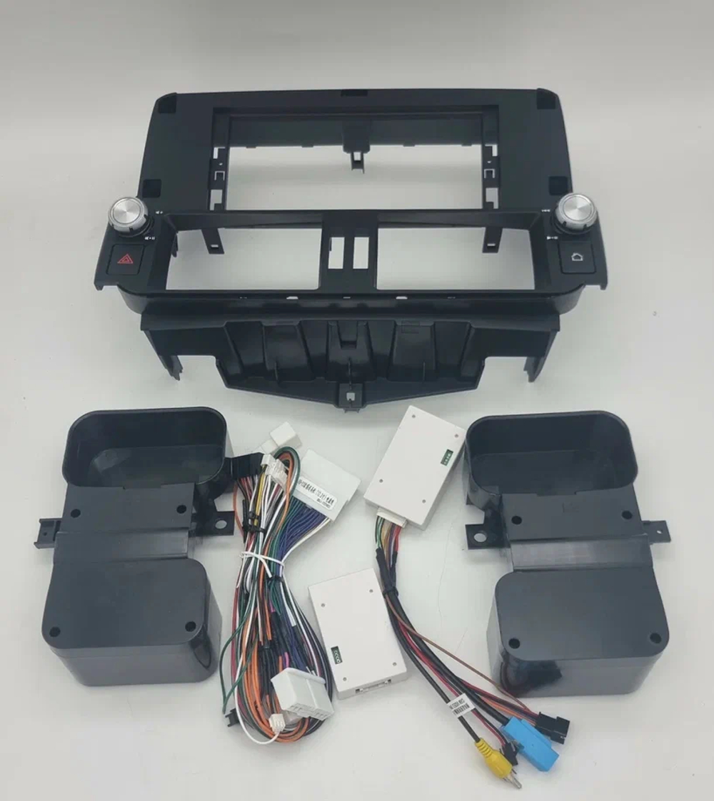 Магнитола для Toyota Land Cruiser Prado 150 2009-2013 (взамен 7" навигации, поддержка JBL и 360) - Carmedia KP-T1209FW монитор 12.5" в стиле LEXUS на Android 12, TS10, CarPlay, 4G SIM-слот