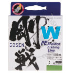 Шнур Gosen W4 braid 150м Moss Green D-4 (0,342мм) 21кг.