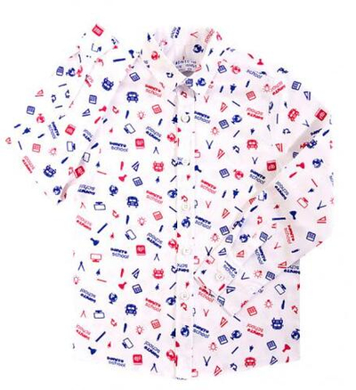 Рубашка поло для мальчиков 100% х/б 5 лет 110 белый (BONITO)