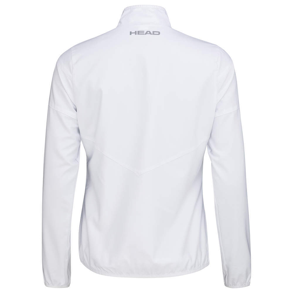Детская теннисная куртка Head Club 22 Jacket G - white