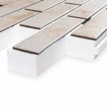 Клинкерная термопанель ППС Керамин Айдахо 3 Бежевый 1020х455 мм