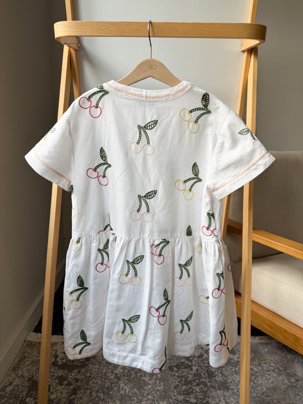 Платье из льна с хлопком Stella McCartney, 128