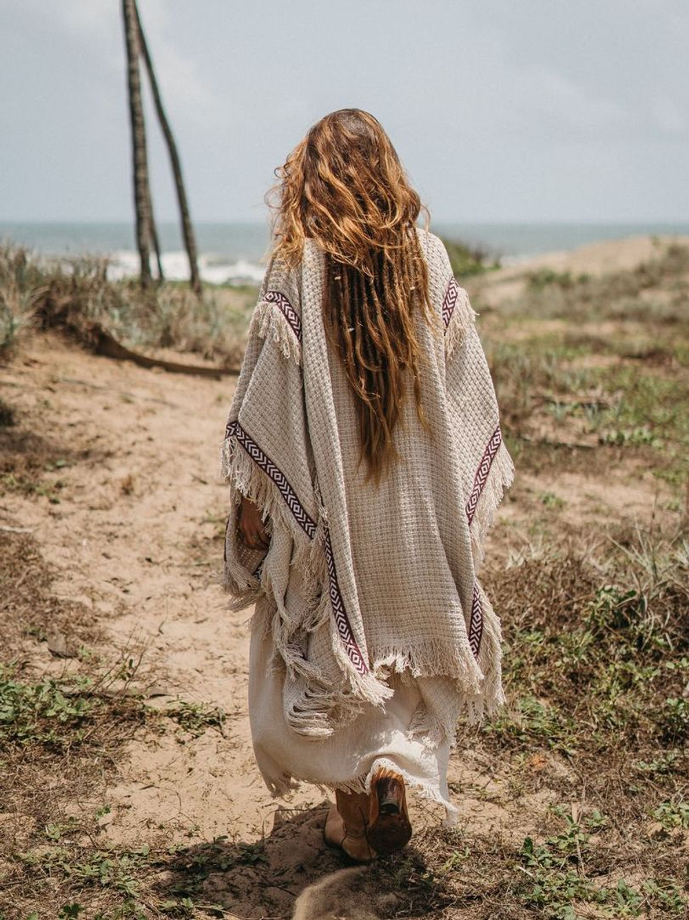 Берберское пончо-накидка