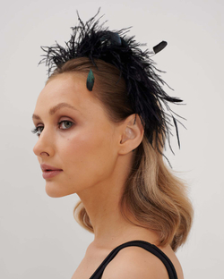 Ободок перьевой