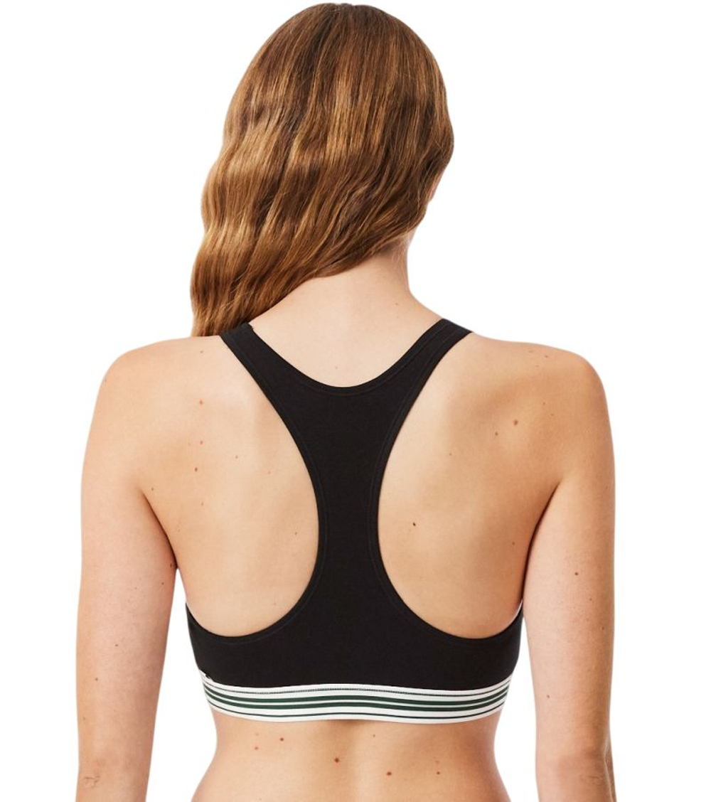 ТОП теннисный Lacoste Heritage Racer Back - black