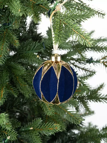 Винтажный стеклянный шар Медичи 8 см., 1 шт., Karlsbach (13238)