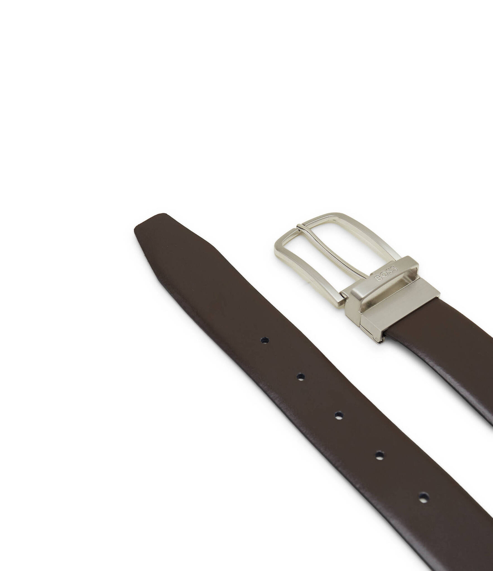 Двухсторонний кожаный ремень Owen-B BOSS BLACK - черный(50491871)