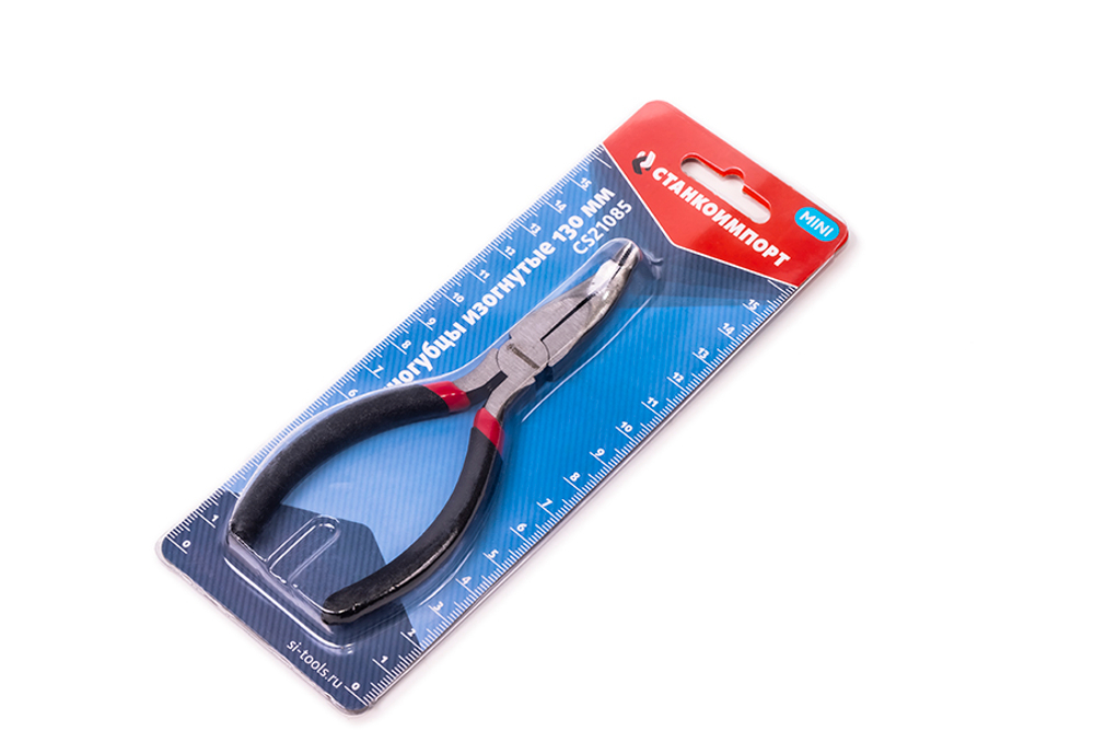Мини длиногубцы изогнутые, 130 мм CS21085