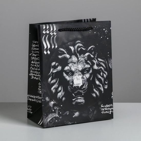 Пакет ламинированный вертикальный «Царь зверей», MS 18 × 23 × 10 см 4733797