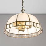 Citilux Шербург-1 CL440132 Люстра витражная подвесная Бронза