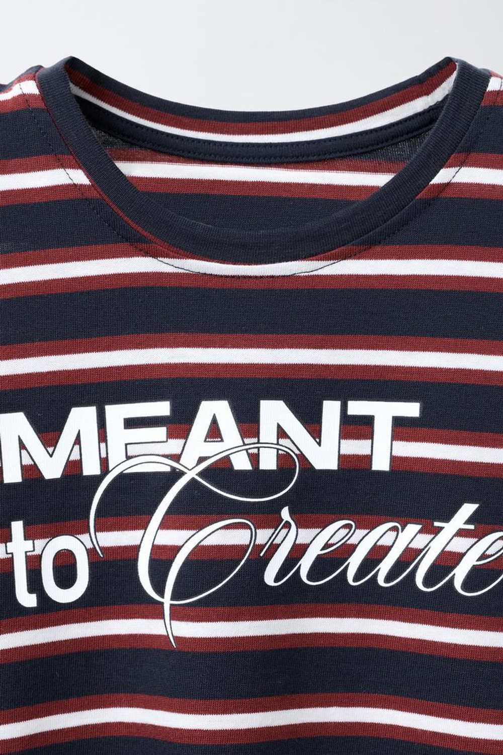 ZARA ФУТБОЛКА В ПОЛОСКУ С ВЫРЕЗАМИ, БОРДОВЫЙ