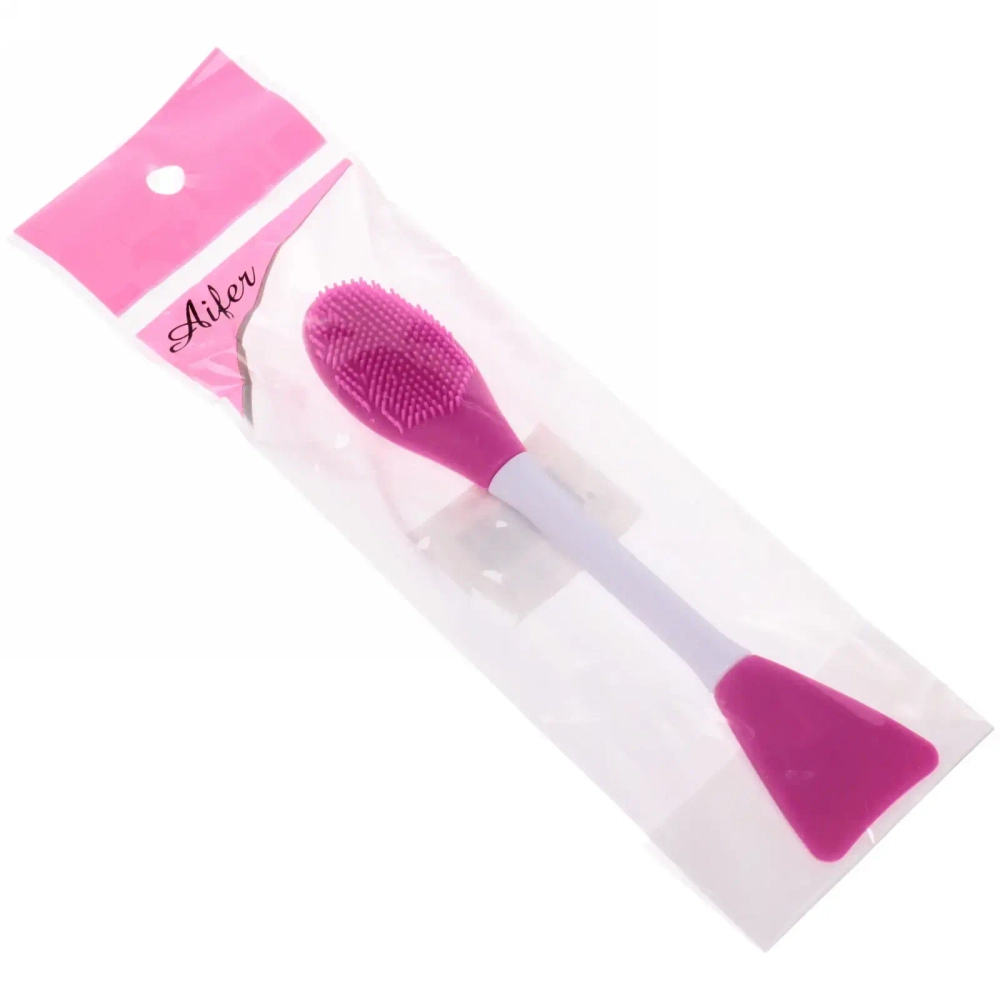 Щетка для лица T-zone косметическая «Beauty lifting», микс 3 цвета (фиолет, фуксия, мятный), 16,5*2,5 см, в пакете