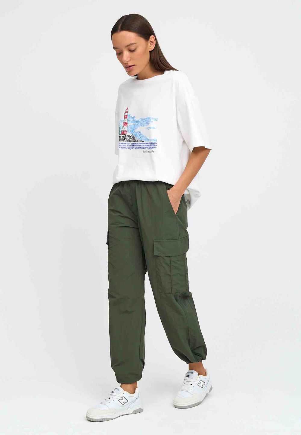 Футболка Kefirmaykifer Маяк белая