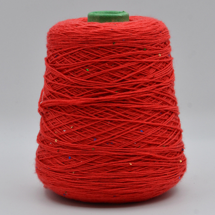 art. Merinos with paillettes (24 коралловый)