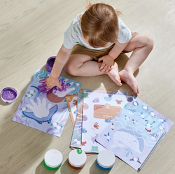 Детская пальчиковая раскраска "Юный Пикассо"