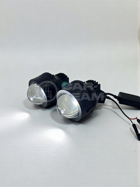 Противотуманные фары (ПТФ) "ZMB" лазерные с Bi-LED модулем на ВАЗ 2108, 2109, 21099 с кронштейном
