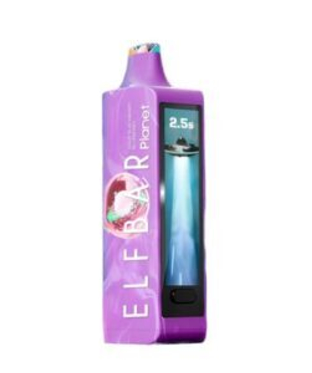 Elf bar Planet Space Edition Sour blackberry blueberry - Ежевика-черника 25000 затяжек 20мг Hard (2% Hard)