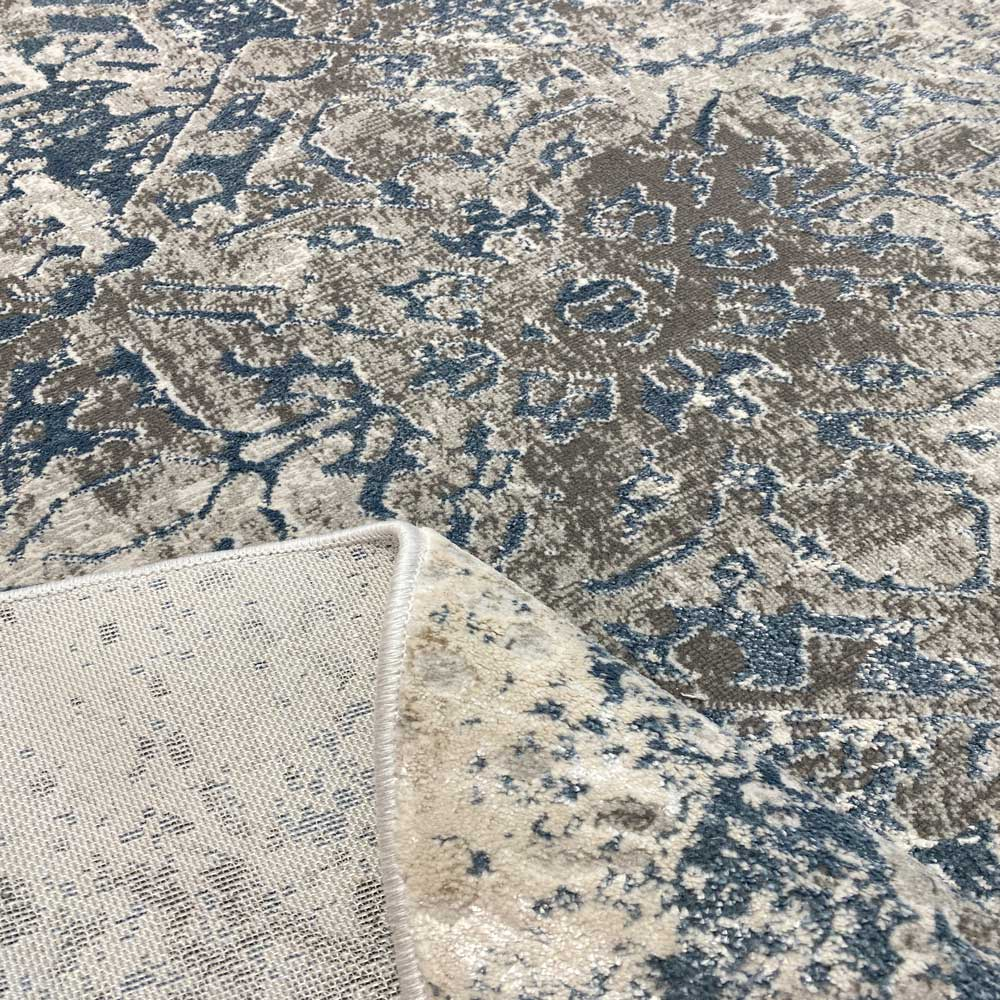 Ковер Kirke 02946B Blue/Beige Овал