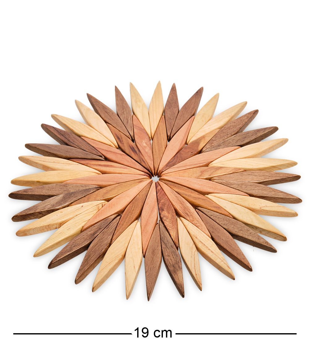 Народные промыслы ДР-500/3 Подставка под горячее, круглая 19х19