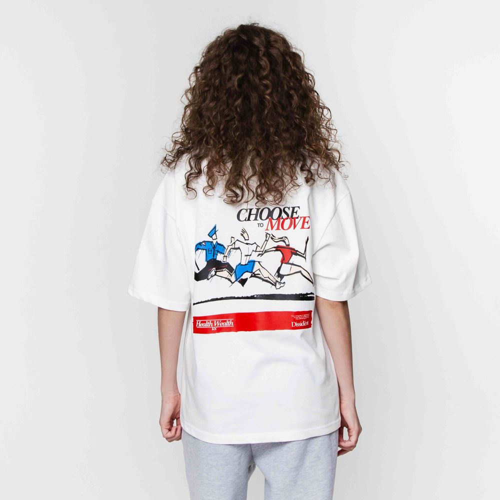 Футболка Dissident Choose Move белая