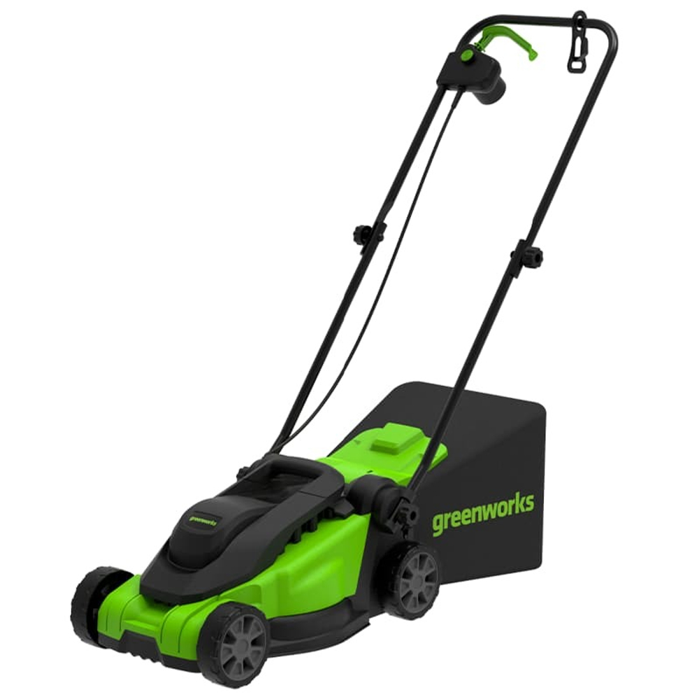 Газонокосилка GREENWORKS GD1200LM32 1200Вт электрическая 2517807 (1,2 кВт; Высота 60 см; Ширина 33 см; 30 л.)