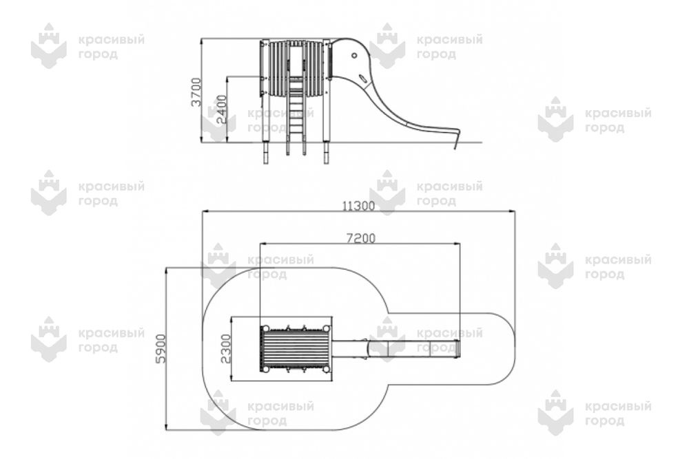 Игровой комплекс Эко Слон