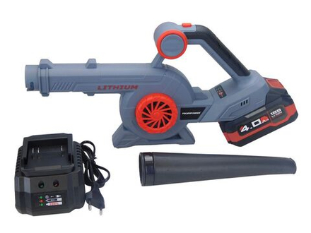 Аккумуляторная бесщеточная воздуходувка PROFIPOWER DWDUB-18V (18В,Li-ion-1шт, 4.0Ач, З/У, в коробке)