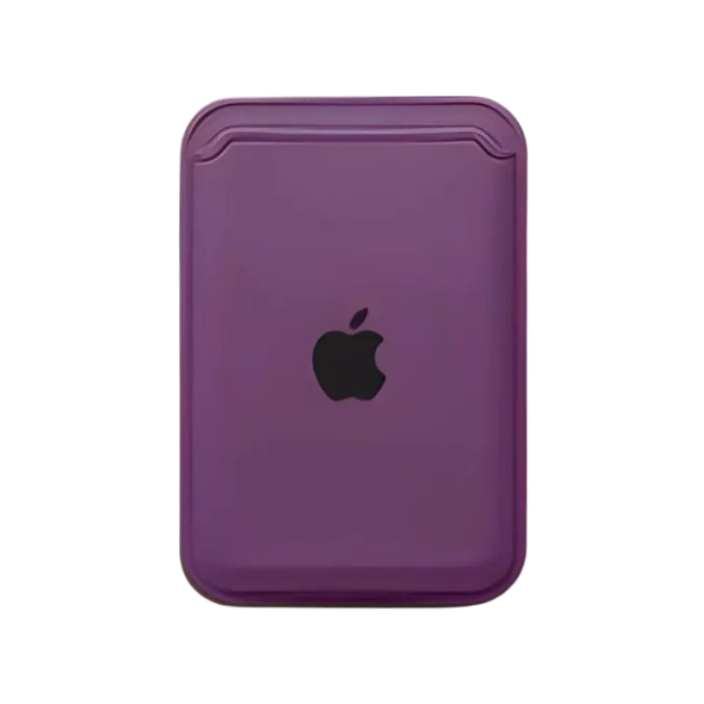 Визитница-картхолдер iPhone Silicone Wallet MagSafe с лого
