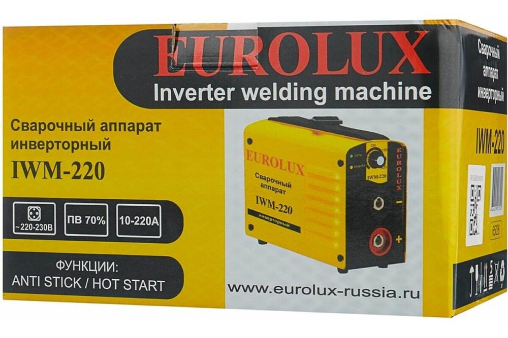Eurolux сварочный инвертор IWM-250 (MMA)
